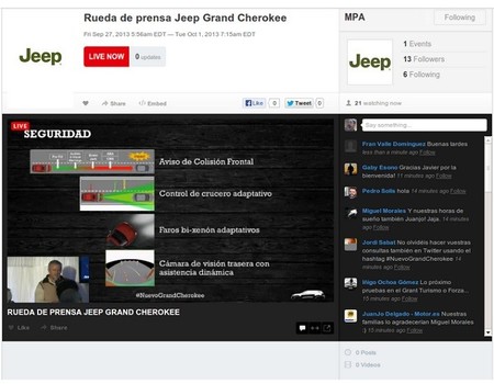 Rueda de prensa Jeep Grand Cherokee