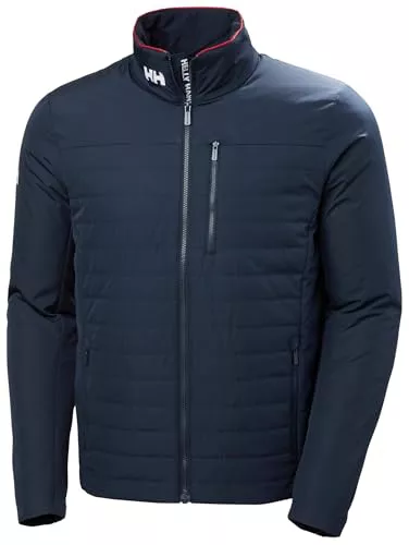 Helly Hansen Hombres Chaqueta aislante Crew 2.0, Azul Marino, S