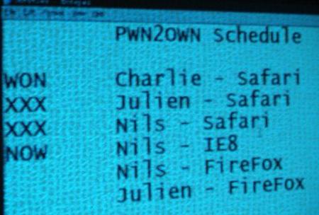 Consiguen hackear Internet Explorer 8, Safari, Firefox y el iPhone OS en la PWN2OWN