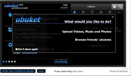 Ubuket, aplicación multimedia para Facebook