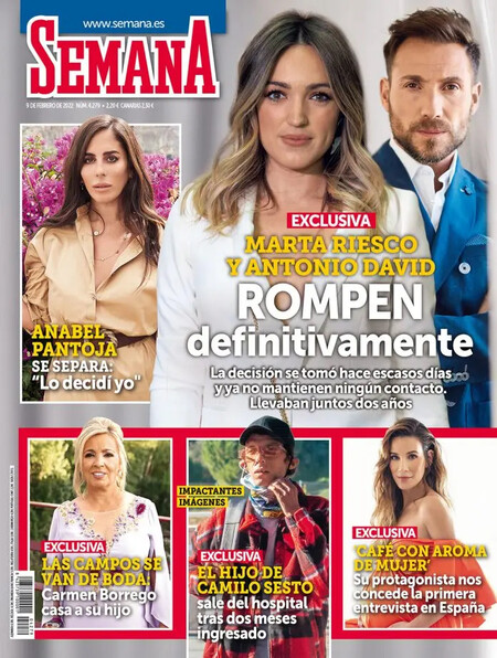 Semana Antonio David Flores Y Marta Riesco Rompen Definitivamente 696x922