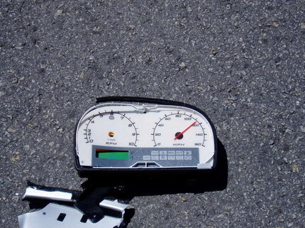 Lotus Elise desintegrado tras un accidente