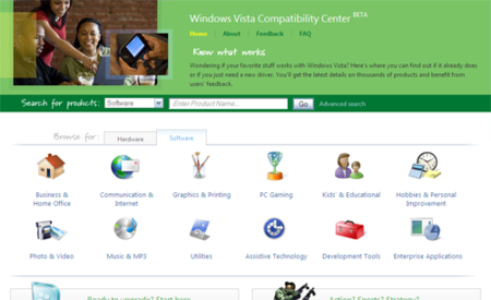 Windows Vista Compatibility Center, para saber si lo que tienes te vale para Vista