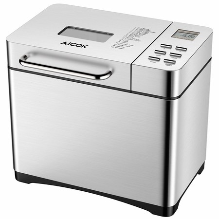 Cupón de descuento de 16 euros en la panificadora Aicok de 650W con 19 programas: tras aplicarlo se queda en 63,99 euros en Amazon