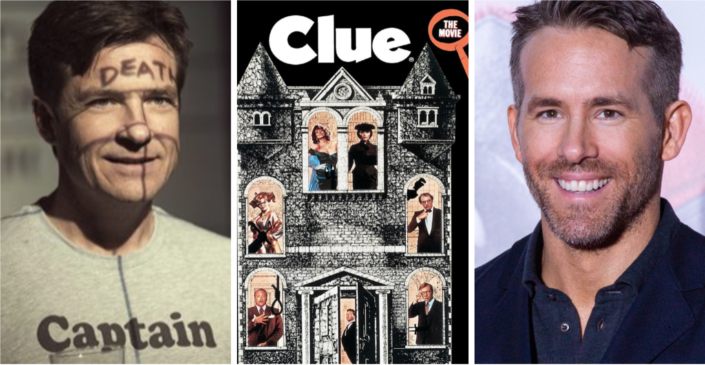'Cluedo': Jason Bateman dirigirá a Ryan Reynolds en una nueva adaptación del popular juego de mesa