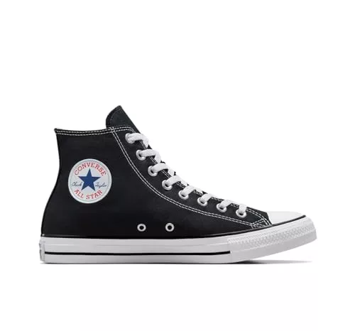 Converse All Star Hi Canvas Zapatillas Negras-UK 4.5