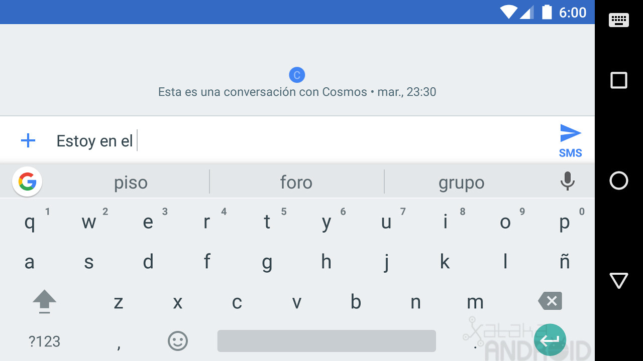 Cómo eliminar el autocorrector y las sugerencias del teclado en Android 1366_2000