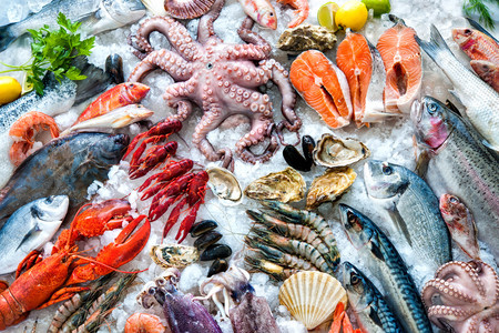 pescados y mariscos