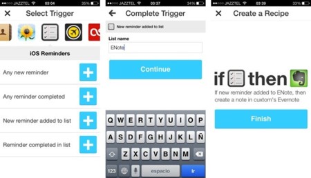 Algunas recetas para IFTTT, ejemplos para ver su potencial