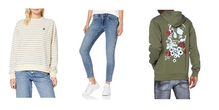 Chollos en tallas sueltas de pantalones, sudaderas y camisetas de marcas como Billabong, Superdry o Jack & Jones en Amazon por menos de 30 euros