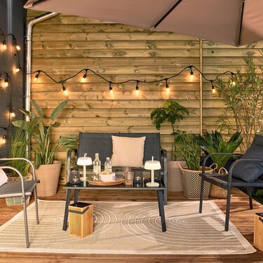 Leroy Merlin tiene uno de los sets de exterior más baratos que vas a encontrar: es moderno, bonito y elegante