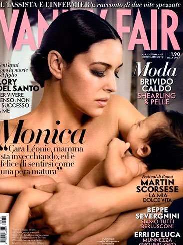 Monica Bellucci, qué maternal te nos pones