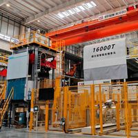 China tiene la prensa más colosal y potente del mundo que deja a la Giga Press de Tesla en paños menores: hace una una carcasa de batería cada dos minutos	