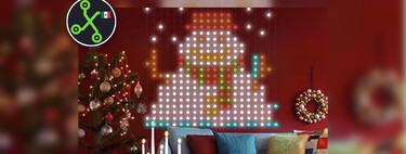 Estas luces te dejarán poner el adorno que quieras de Navidad: es como tener una pantalla en tu pared y cuesta solo 279 pesos