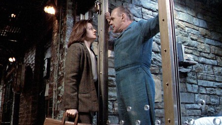 Jodie Foster y Anthony Hopkins en 'El silencio de los corderos'