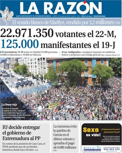 Cuando les entra el 'canguelo' al pensar en el referéndum y se pierde LA RAZÓN