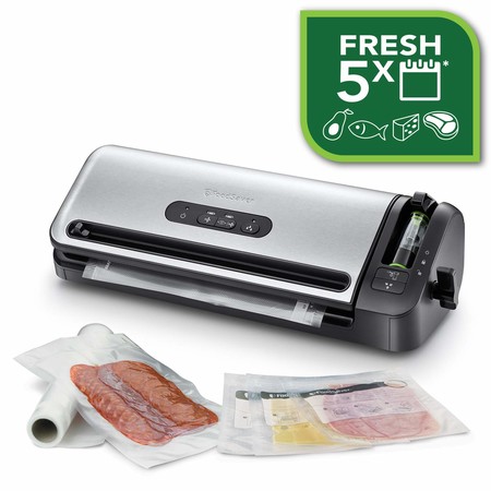 Oferta del día en la envasadora al vacío Foodsaver FFS017X: está rebajada a 84,43 euros con envío gratuito en Amazon