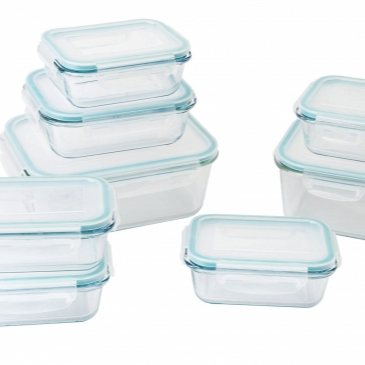 Set 8 Herméticos de Vidrio