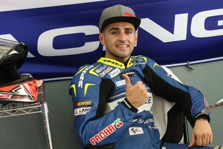Héctor Barberá se fractura la clavícula izquierda entrenando con la MotoGP