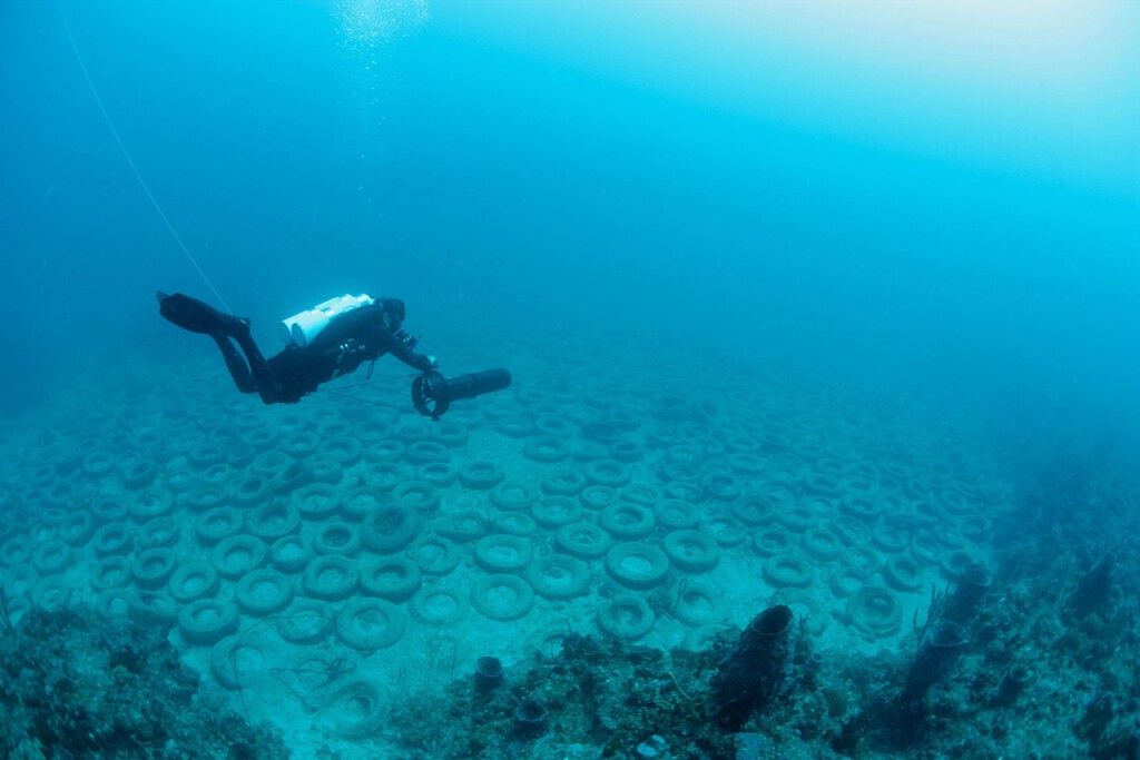 Querían crear un arrecife metiendo 2 millones de neumáticos en el océano. Han pasado 50 años de eso y el problema no ha desaparecido