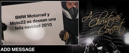 Felicitación navideña multimedia de BMW Motorrad