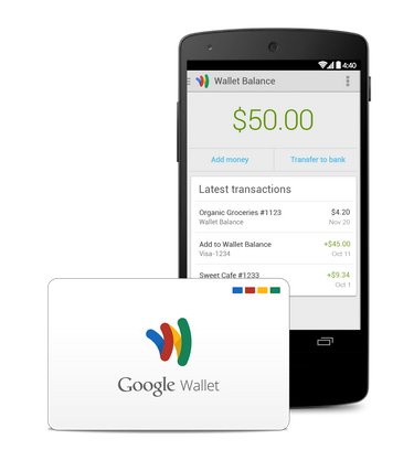 Tarjeta Google Wallet