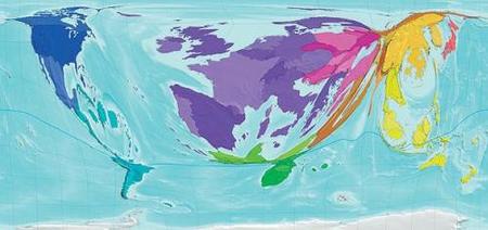Mapa del turismo mundial