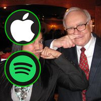 Warren Buffett vendió parte de sus acciones de Apple: ahora pagará casi los mismos impuestos a los ingresos anuales de Spotify 