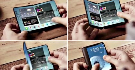 Samsung sigue investigando las posibilidades de las pantallas flexibles en nuevas patentes