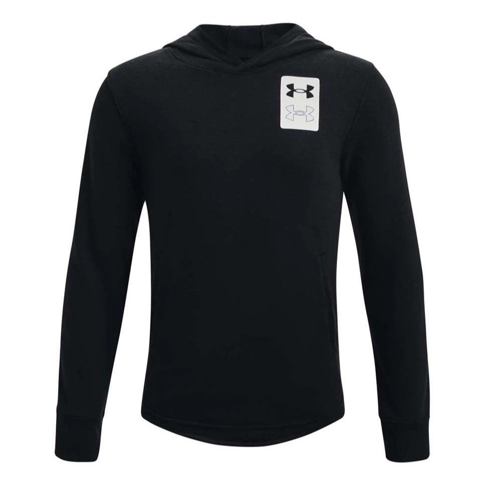 SUDADERA UA RIVAL TERRY HOODIE-BLK
