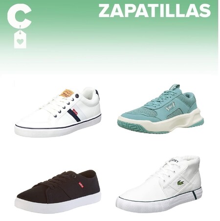 Chollos en tallas sueltas de zapatillas Lacoste, Levi's o Tommy Hilfiger en Amazon