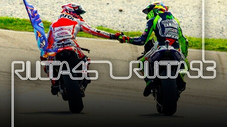 Marc Márquez y Valentino Rossi son vistos como nunca en 'Ruta 46-Ruta 93', el nuevo documental de DAZN sobre MotoGP
