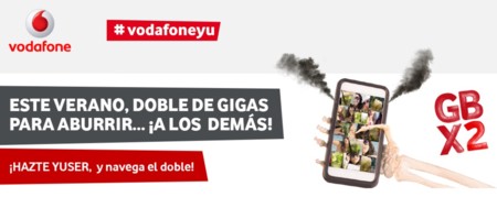 Vuelve la promoción con doble de gigas a prepago Vodafone durante el verano