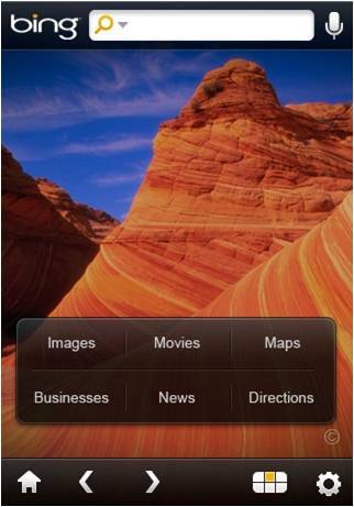 Microsoft lanza una aplicación de Bing para iPhone