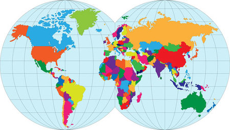 Mapa de los mejores hoteles del mundo