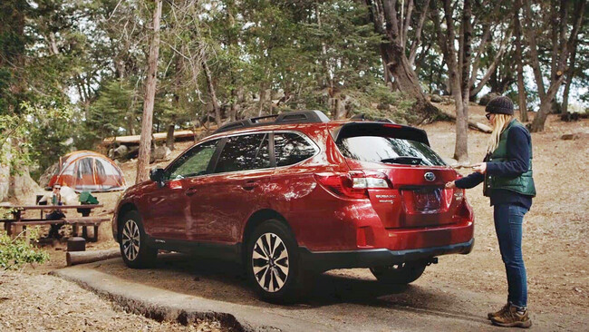 Subaru Houtback Camping
