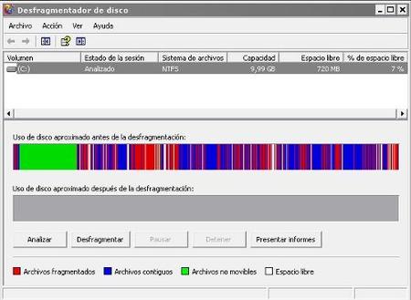 Desfragmentar el disco duro del ordenador