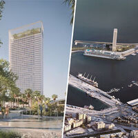 Alguien quiere levantar un rascacielos de 144 metros de alto en pleno puerto de Málaga. El motivo: turismo de lujo