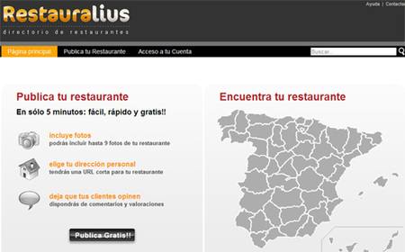Restauralius, directorio de restaurantes de España