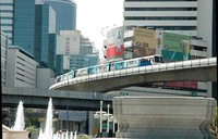Tren urbano en Bangkok 