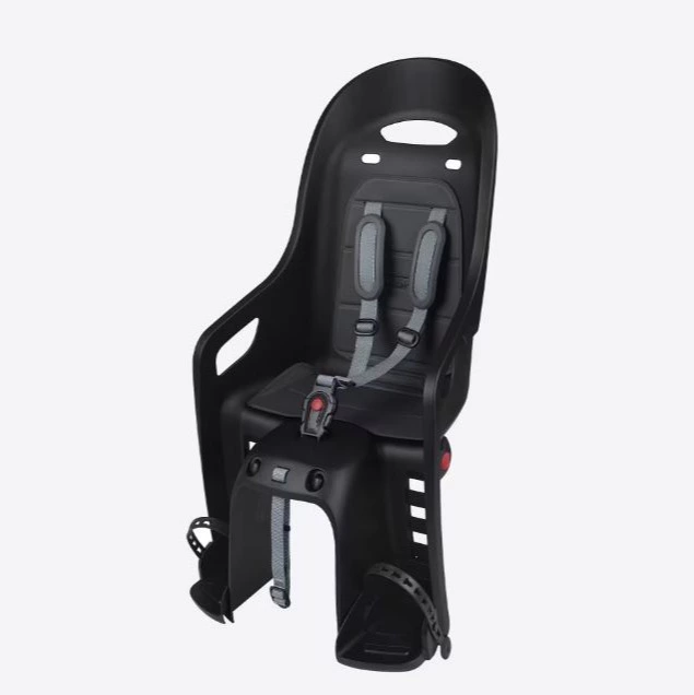Asiento Infantil Bicicleta Groovy Negro Fijación Portaequipajes
