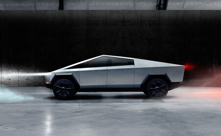 Tesla Cybertruck Perfil