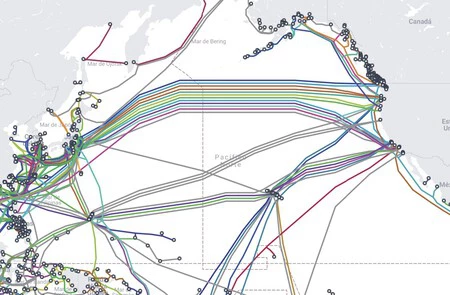 Mapa Cables Submarinos Pacifico