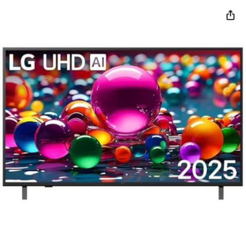 Smart TV LG UHD AI UA75 50 polegadas HDR10 Pro Processador α7 AI Ger 8 webOS 25
