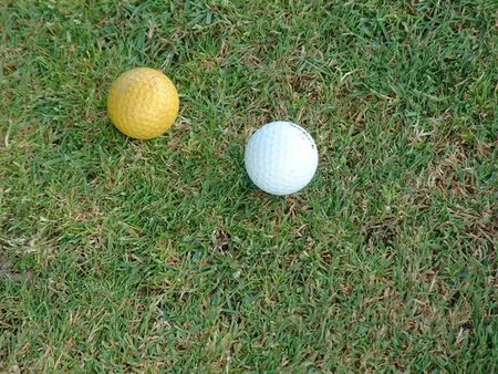 Jugando al golf en mi espalda