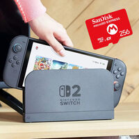 Esta microSD de 256 GB es compatible con Nintendo Switch 2 y ya empieza a bajar de precio