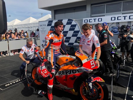 Marc Márquez se saca la espina de ganar un cuerpo a cuerpo: "Ayer me dieron un extra de rabia"