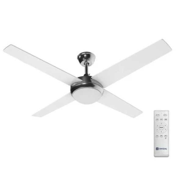 Origial AIRBLISS CEILING 25WIN WIFI Ventilador de Techo 106 cm Motor DC 25W con Luz y WIFI Inox