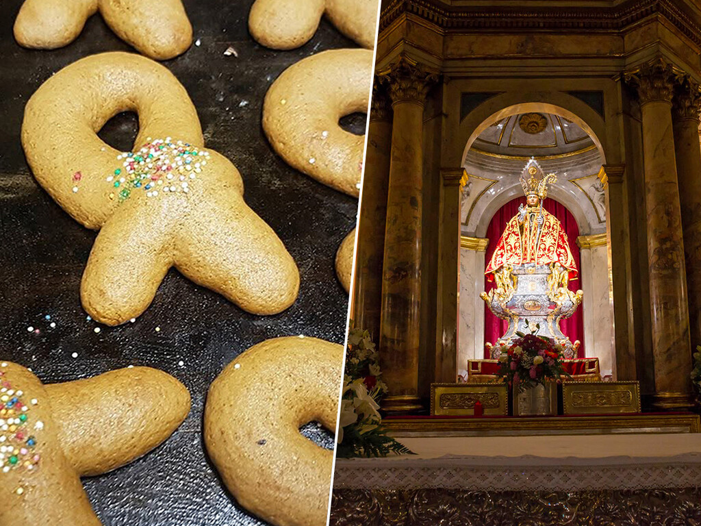 Tan simbólico como desconocido. El secreto dulce de San Fermín Txikito está de su mano derecha y es un icono de Pamplona