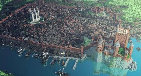 Así luce Desembarco del Rey en 'Minecraft'